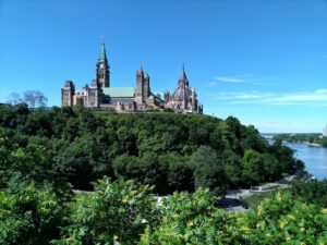 Parliament Hill in Ottawa.