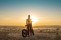 e-bike, sunset, nature